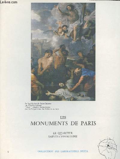 Les monuments de Paris - Collection des Laboratoires Specia -N8 Le quartier Sainte-Oppotune