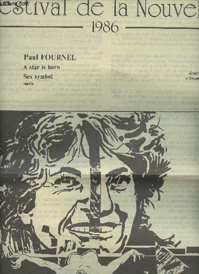 Festival de la Nouvelle - 1986 - Paul Fournel - A star is born, Sex symbol (indit) - Illustr par C. Lash et Siegmund Zucker