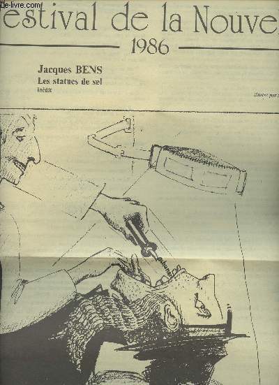 Festival de la Nouvelle - 1986 - Jacques Bens - Les statues de sel (indit) - Illustr par Alain Dupont