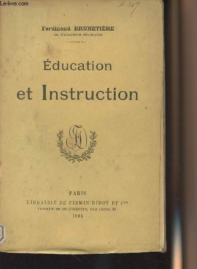 Education et Instruction