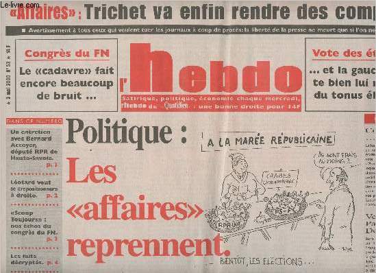 L'Hebdo n53 3 mai 2000 - 