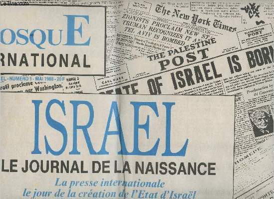 Kiosque International n1 mai 1988 - Isral le journal de la naissance, La presse internationale le jour de la cration de l'Etat d'Isral