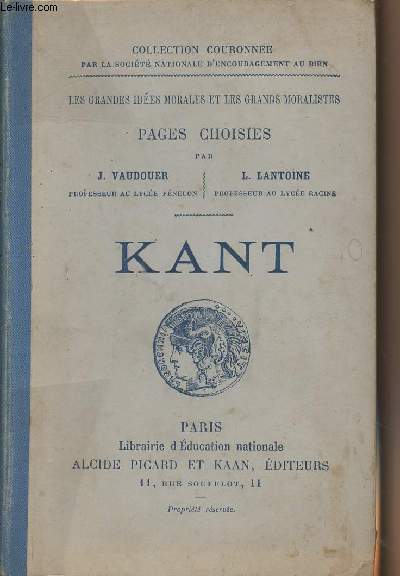 Kant - Pages choisies - 
