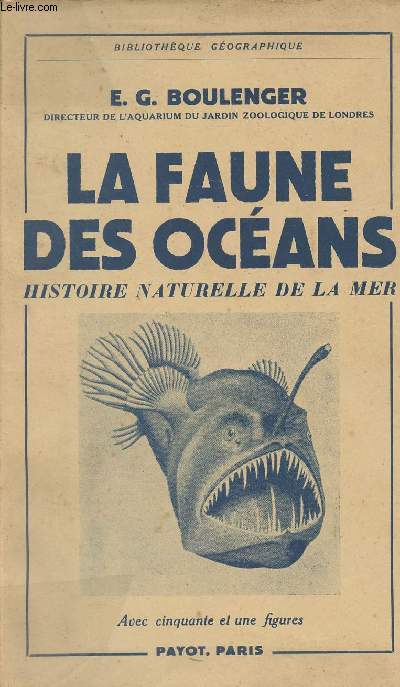 La faune des ocans - Histoire naturelle de la mer - 