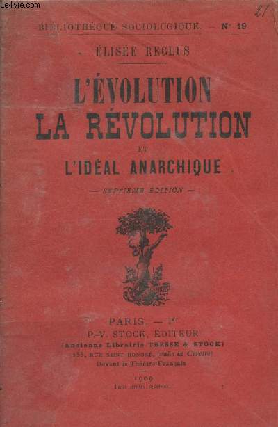 L'volution La rvolution et l'idal anarchique - 7e dition - 