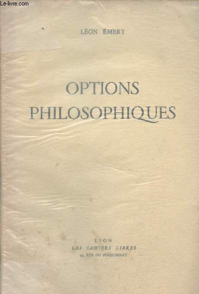 Options philosophiques