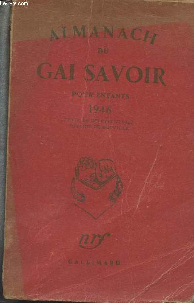 Almanach du gai savoir pour enfants - 1946