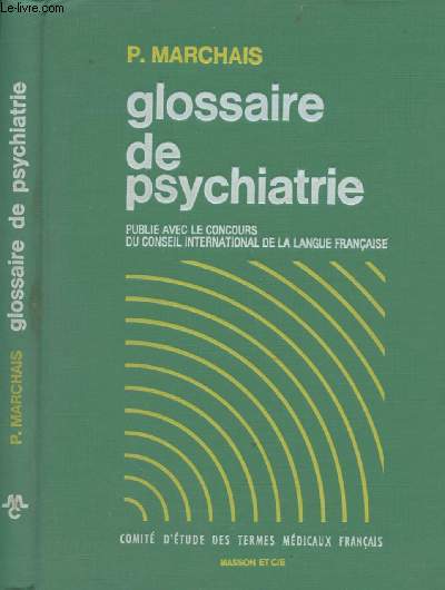 Le glossaire de psychiatrie