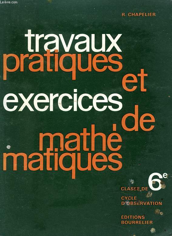 TRAVAUX PRATIQUES ET EXERCICES DE MATHEMATIQUES - 6