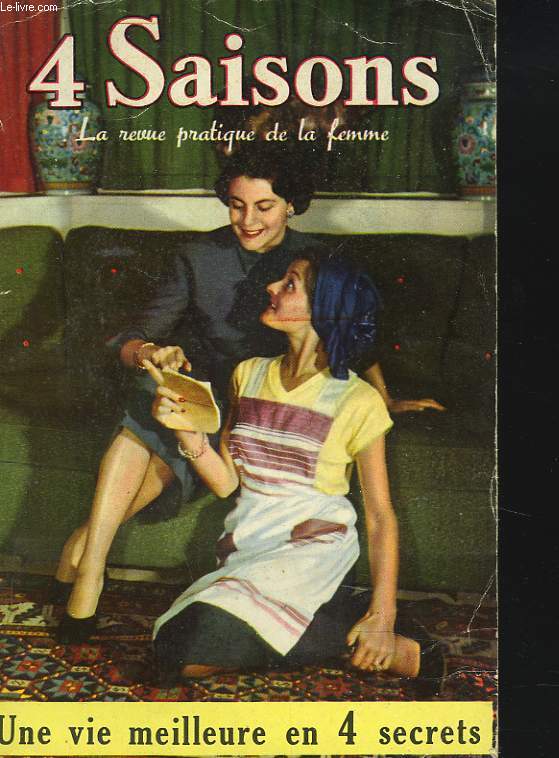 4 SAISONS NOUVEAUTE. LA REVUE PRATIQUE DE LA FEMME N15, OCTOBRE 1953. AUTOMNE. SOMMAIRE: TAILLEURS 