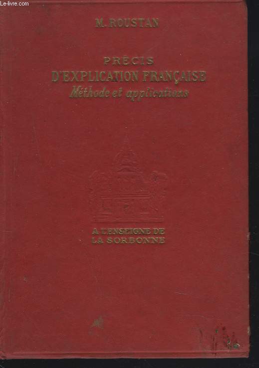 PRECIS D'EXPLICATION FRANCAISE (METHODES ET APPLICATIONS)