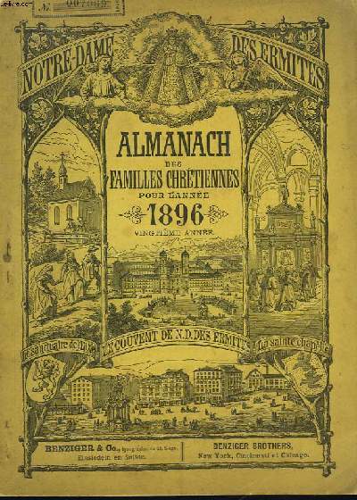 ALMANACH DES FAMILLES CHRETIENNES POUR L'ANNEE 1896.