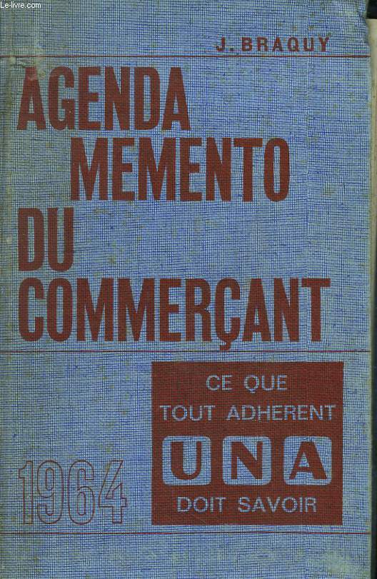 AGENDA MEMENTO DU COMMERCANT 1964