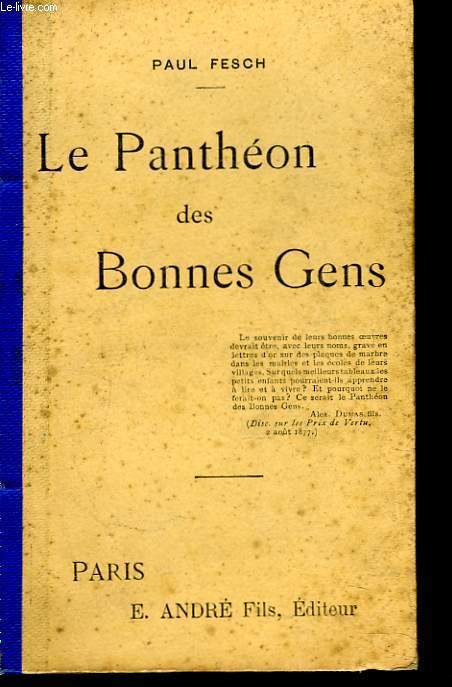 LA PANTHEON DES BONNES GENS