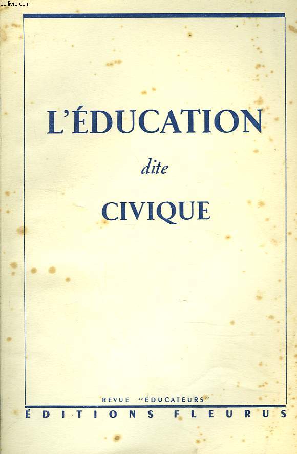 EDUCATION DITE CIVIQUE