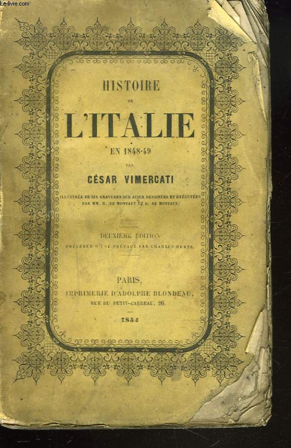 HISTOIRE DE L'ITALIE EN 1848-49.