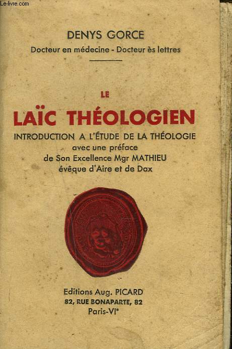 LE LAC THEOLOGIEN. Introduction  L'tude De La Thologie.