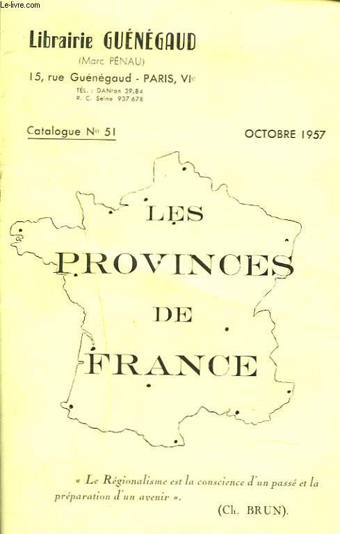 CATALOGUE N51. LES PROVINCES DE FRANCE. REGIONALISME.