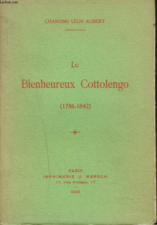 LE BIENHEUREUX COTTOLENGO (1786-1842)