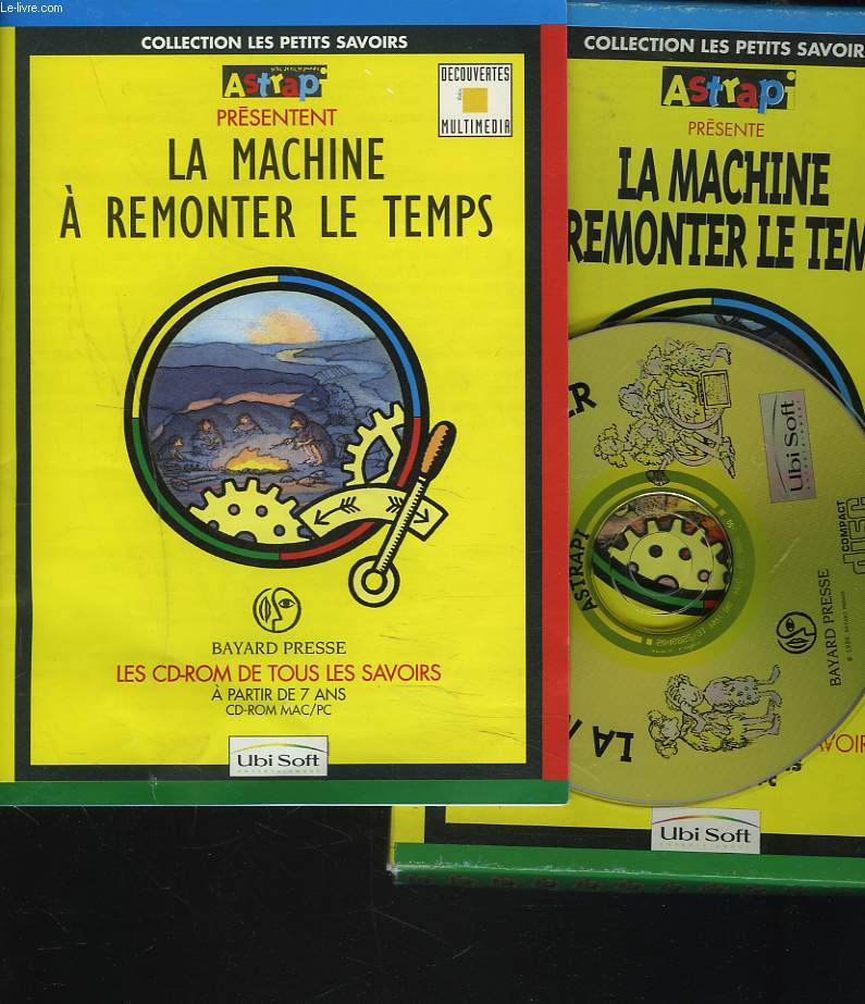 LA MACHINE  REMONTER LE TEMPS. BOITIER AVEC FASCICLE + CD-ROM.