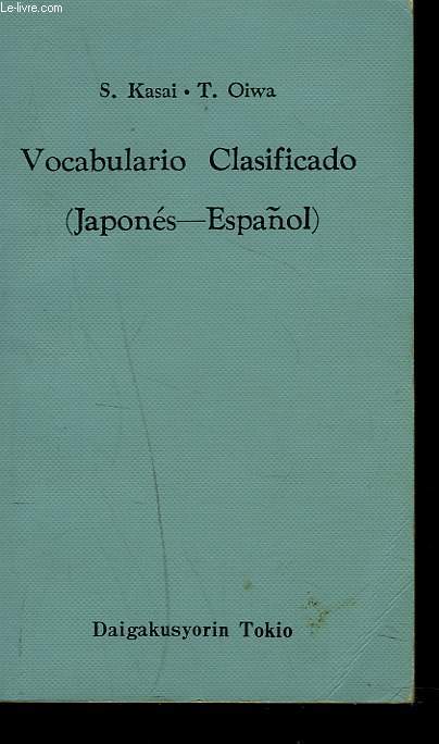 VOCABULARIO CLASIFICADO (JAPONES-ESPANOL).