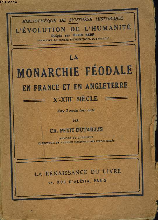 LA MONARCHIE FODALE EN FRANCE ET EN ANGLETERRE Xe- XIIIe SIECLE.