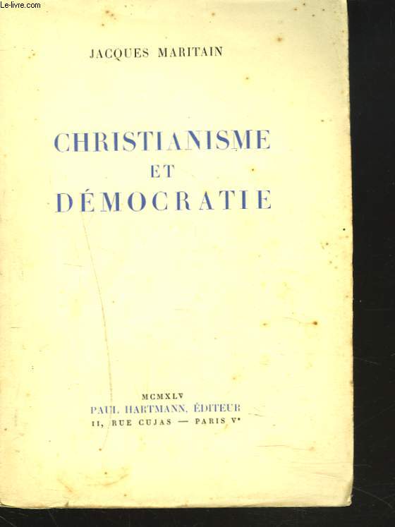 CHRISTIANNISME ET DEMOCRATIE