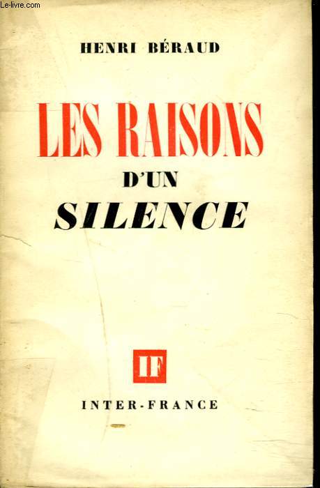 LES RAISONS D'UN SILENCE