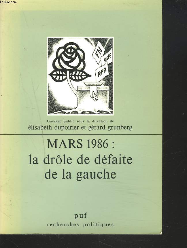 MARS 1986 : LA DRLE DE DEFAITE DE LA GAUCHE