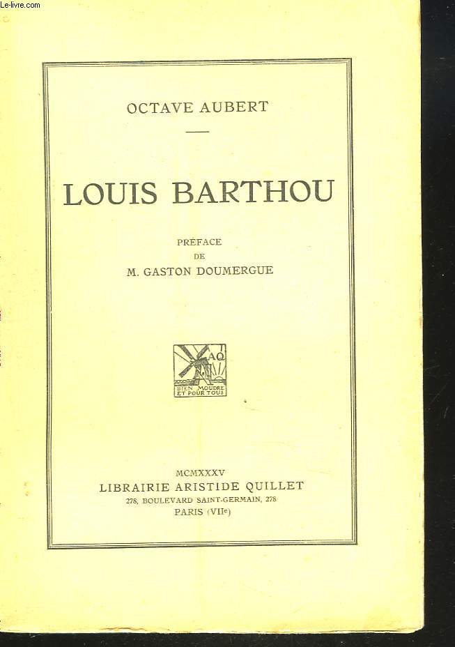 LOUIS BARTHOU