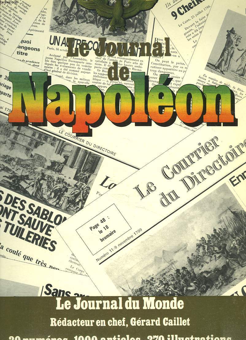 LE JOURNAL DE NAPOLEON. LE JOURNAL DU MONDE.