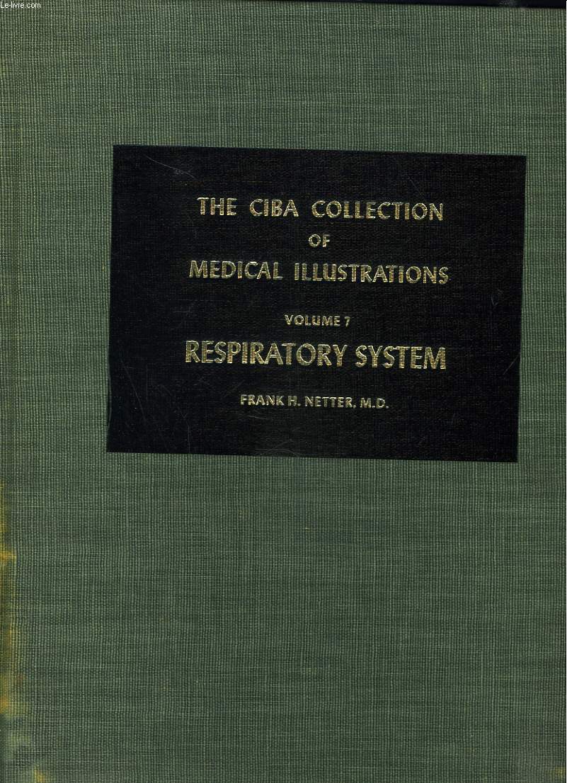 THE CIBA COLLECTION OF MEDICAL ILLUSTRATIONS. VOLUME 7. RESPIRATORY SYSTEM.