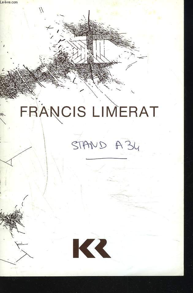 FRANCIS LIMERAT. 25 NOV. 80-7 JANV 81.