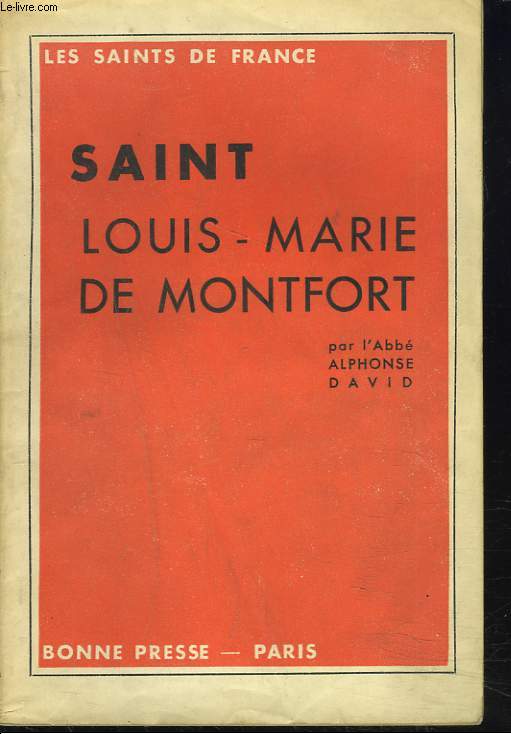SAINT LOUIS-MARIE DE MONTFORT