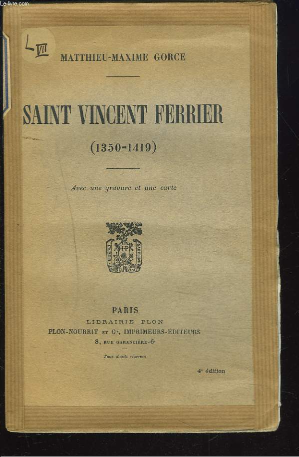 SAINT VINCENT FERRIER (1350-1419).