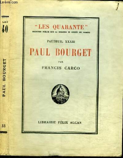 PAUL BOURGET