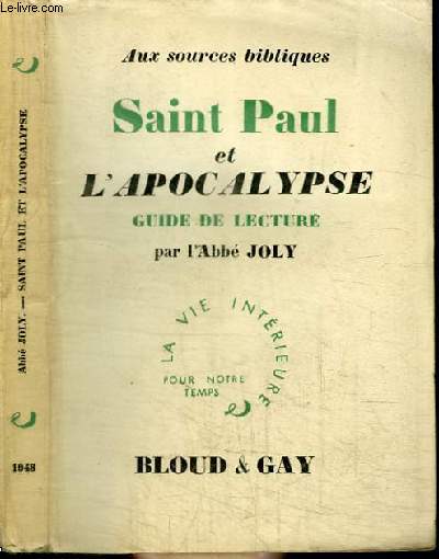 SAINT PAUL ET L'APOCALYPSE - GUIDE DE LECTURE