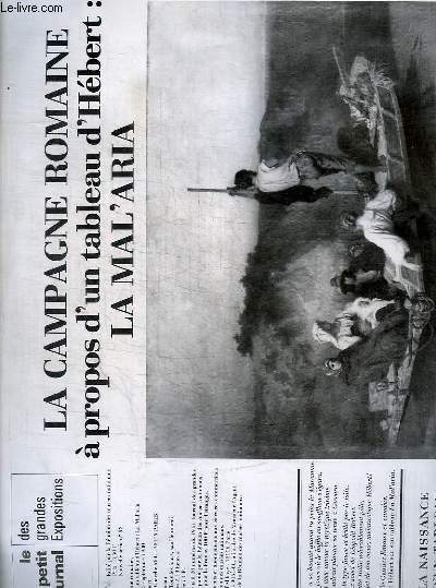 LE PETIT JOURNAL DES GRANDES EXPOSITIONS N 93 : LA CAMPAGNE ROMAINE A PROPOS D'UN TABLEAU D'HEBERT : LA MAL'ARIA - 28 MAI-15 SEPTEMBRE 1980