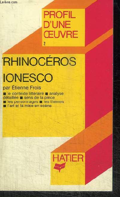 RHINOCEROS IONESCO