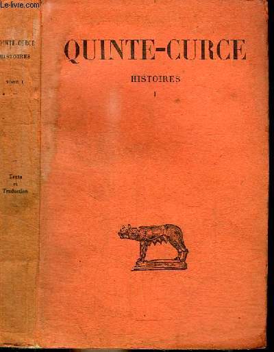QUINTE-CURCE - HISTOIRES TOME PREMIER