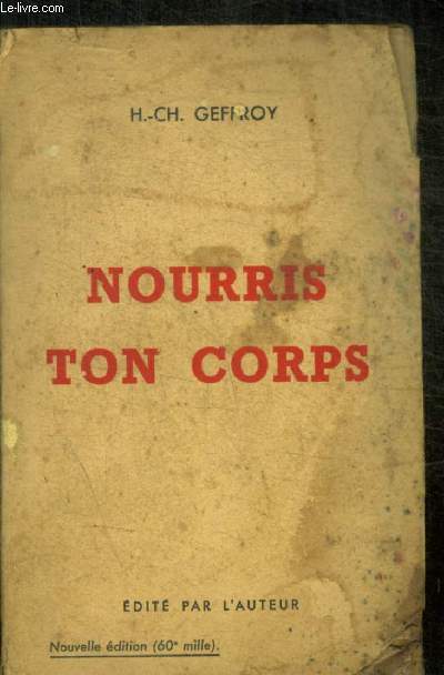 NOURRIS TON CORPS - PRECIS D HYGIENE ALIMENTAIRE