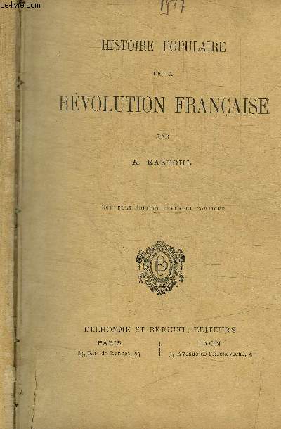 HISTOIRE POPULAIRE DE LA REVOLUTION FRANCAISE