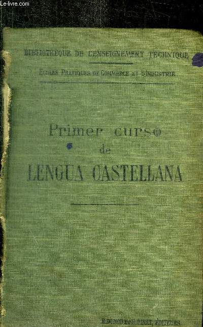 PRIMER CURSO DE LENGUA CASTELLANA