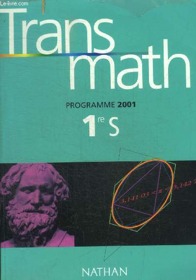 TRANSMATH - PROGRAMME 2001 - 1RE S