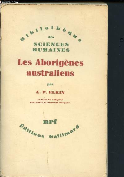 Les aborignes australiens ( Bibliothque des sciences humaines)