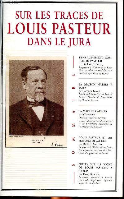 Plaquette Sur les traces de Louis Pasteur dans le Jura