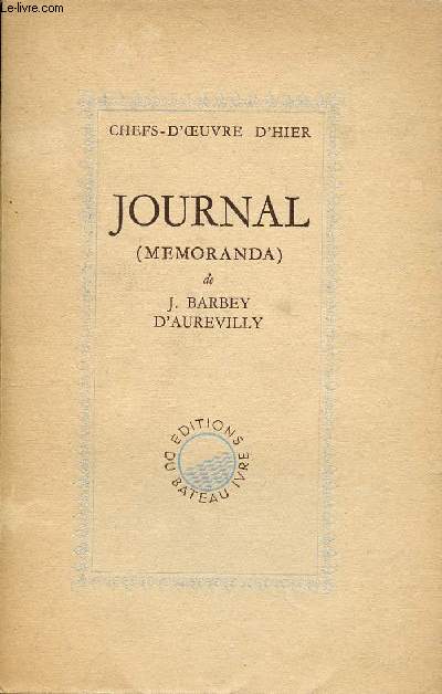 Journal (Memoranda)