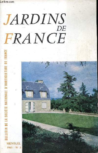 Jardins de France N 3 Mars 1963