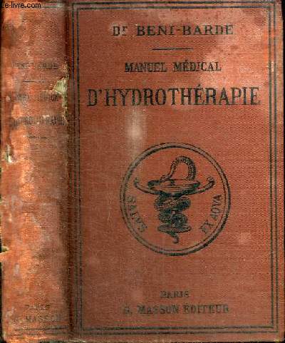 MANUEL MEDICAL D'HYDROTHERAPIE