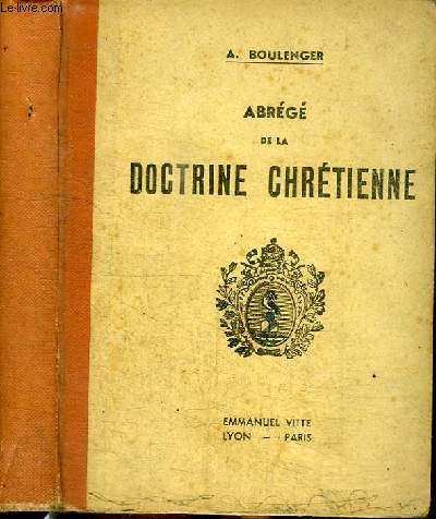 ABREGE DE LA DOCTRINE CHRETIENNE - COURS MOYEN